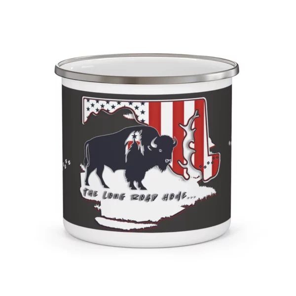 Enamel Camping Mug - Maryland - LRH - charcoal
