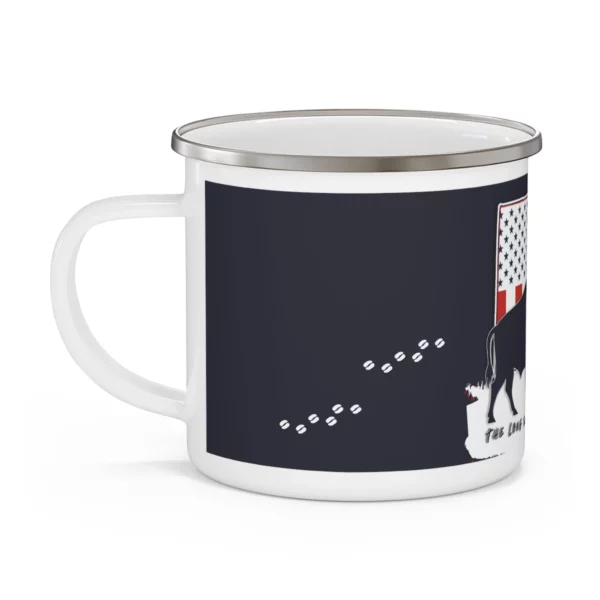 Enamel Camping Mug - North Dakota - LRH - navy - Image 3
