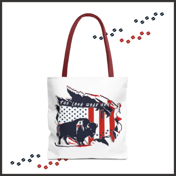 Tote Bag - Long Road Home - white