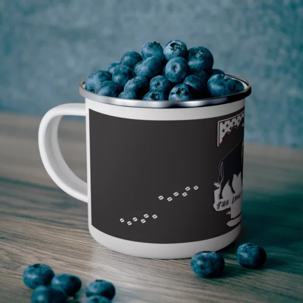 Enamel Camping Mug - Maryland - LRH - charcoal - Image 5