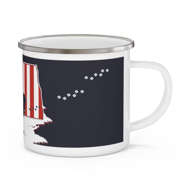 Enamel Camping Mug - North Dakota - LRH - navy - Image 2