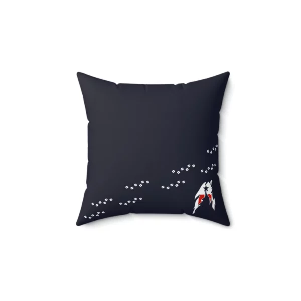 Faux Suede Square Pillow - Minnesota - LRH - navy - Image 4