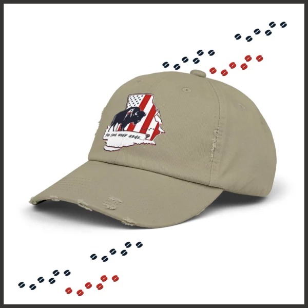 Unisex Distressed Cap - Missouri - LRH - strokes - Image 29