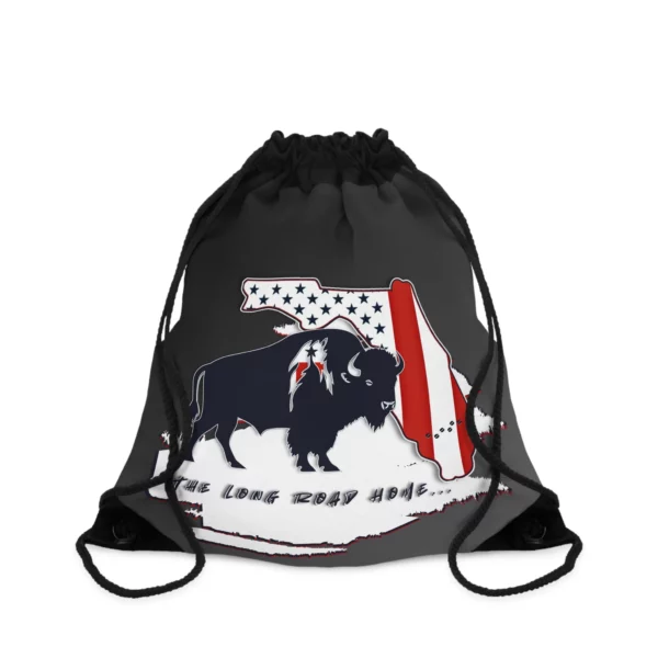 Drawstring Bag - Florida - LRH - charcoal gradient