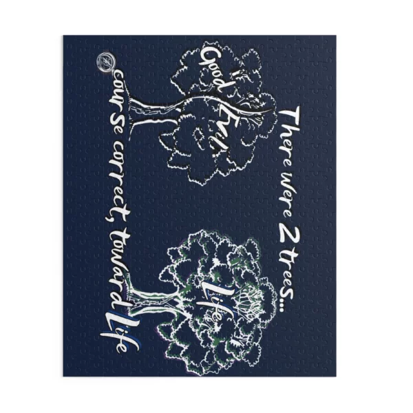 Puzzle (120, 252, 500-Piece) - Course Correct - navy - Image 3
