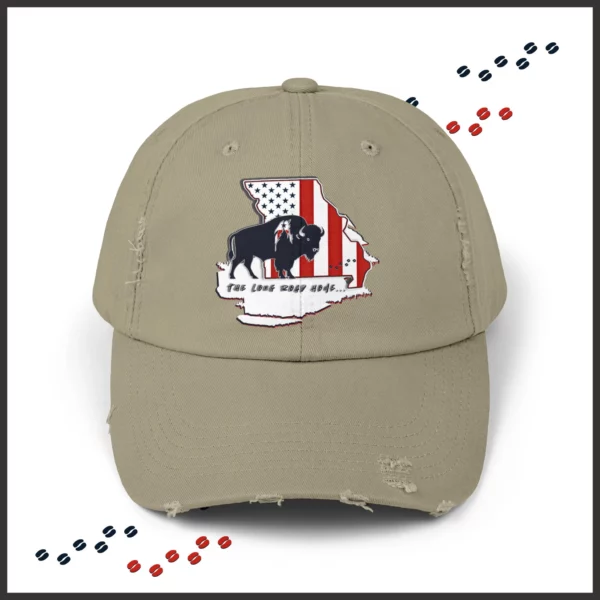 Unisex Distressed Cap - Missouri - LRH - strokes - Image 28