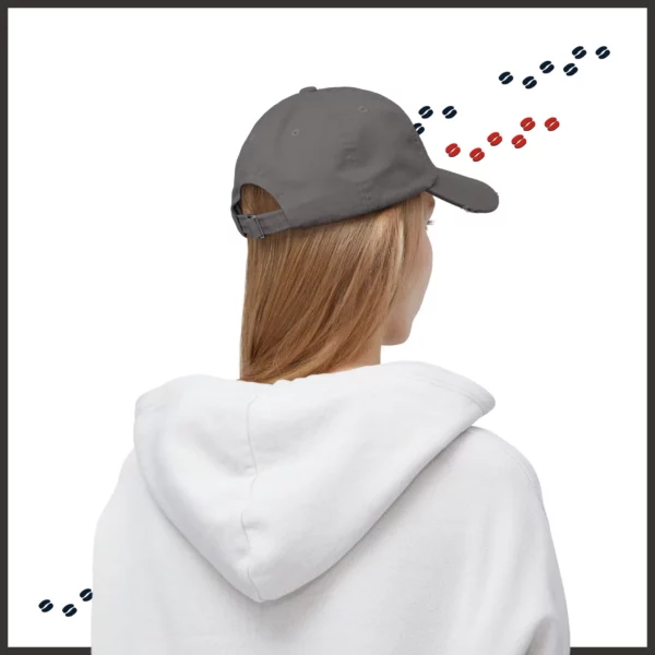 Unisex Distressed Cap - Missouri - LRH - strokes - Image 5