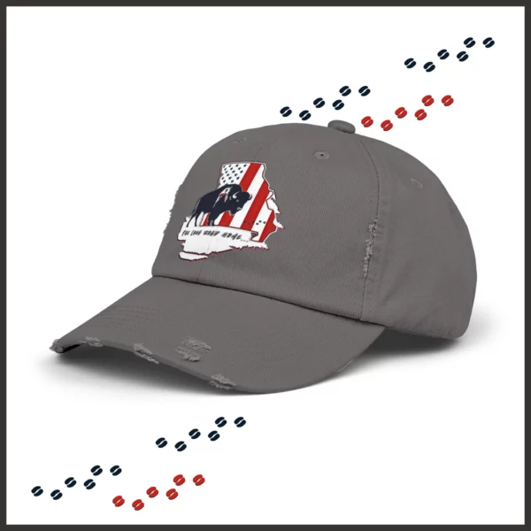 Unisex Distressed Cap - Missouri - LRH - strokes - Image 2