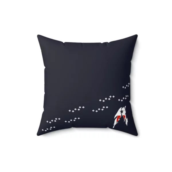 Faux Suede Square Pillow - Ohio - LRH - navy - Image 6