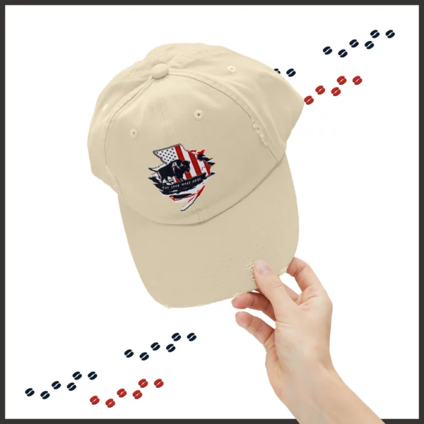Unisex Distressed Cap - Missouri - LRH - strokes - Image 27