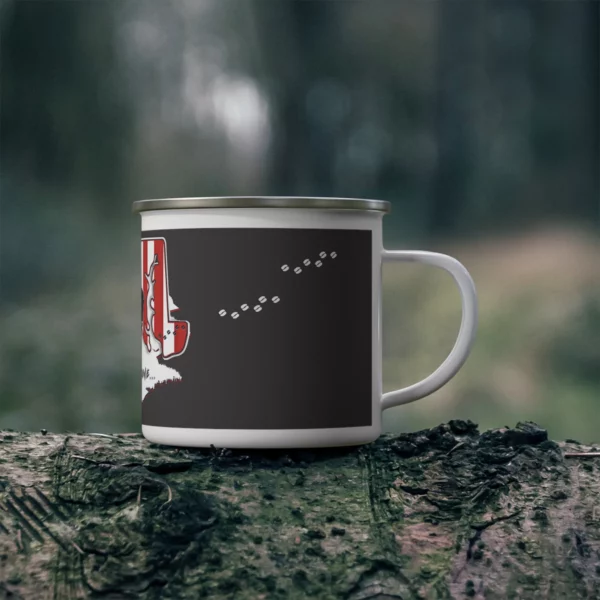 Enamel Camping Mug - Maryland - LRH - charcoal - Image 4