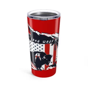 Tumbler 20oz - Long Road Home - red