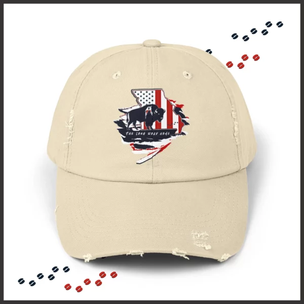 Unisex Distressed Cap - Missouri - LRH - strokes - Image 19