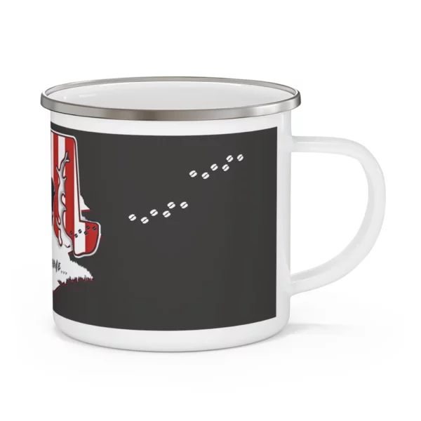 Enamel Camping Mug - Maryland - LRH - charcoal - Image 2